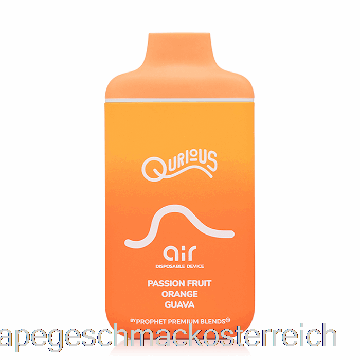 Qurious Air 6000 Einweg-Passionsfrucht-Orange-Guave-Vape-Geschmack